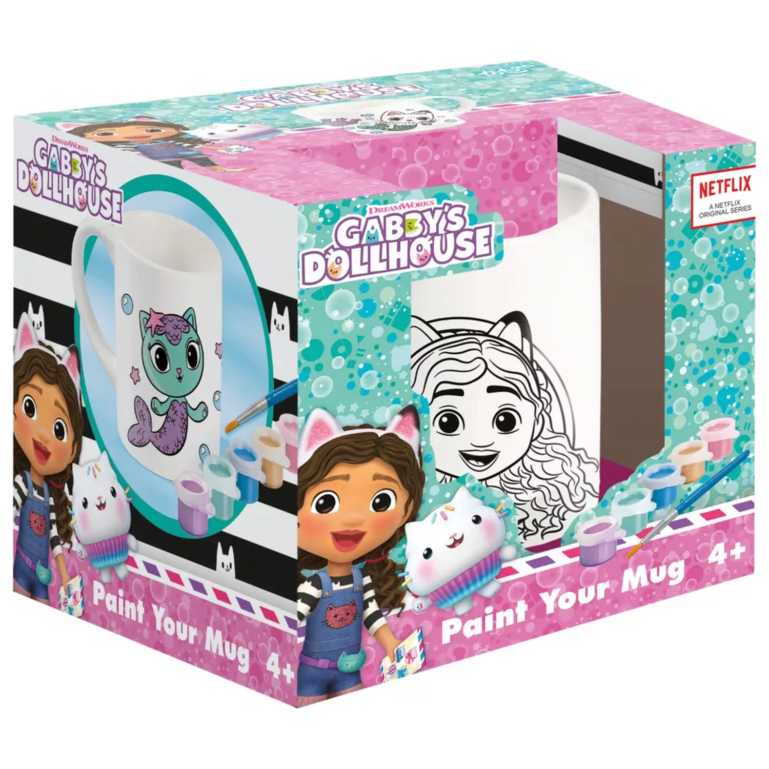 Gabi's Dollhouse Cats Cană de porțelan pictabilă 235 ml poza produsului