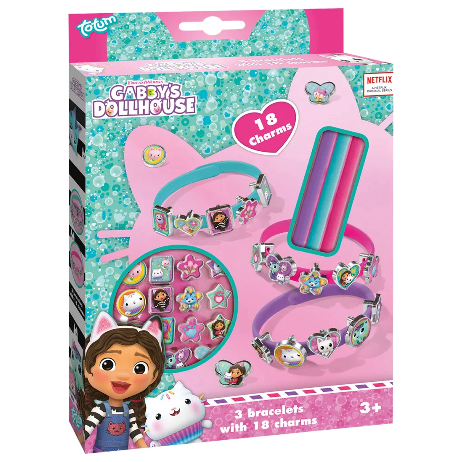Gabi's Dollhouse Cats Kit de facut bratari poza produsului