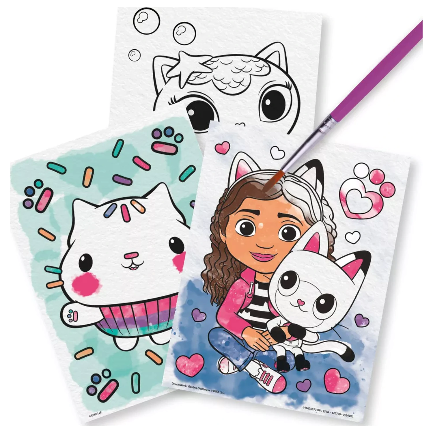 Gabi's Dollhouse Gabby Cats Set de colorat poza produsului