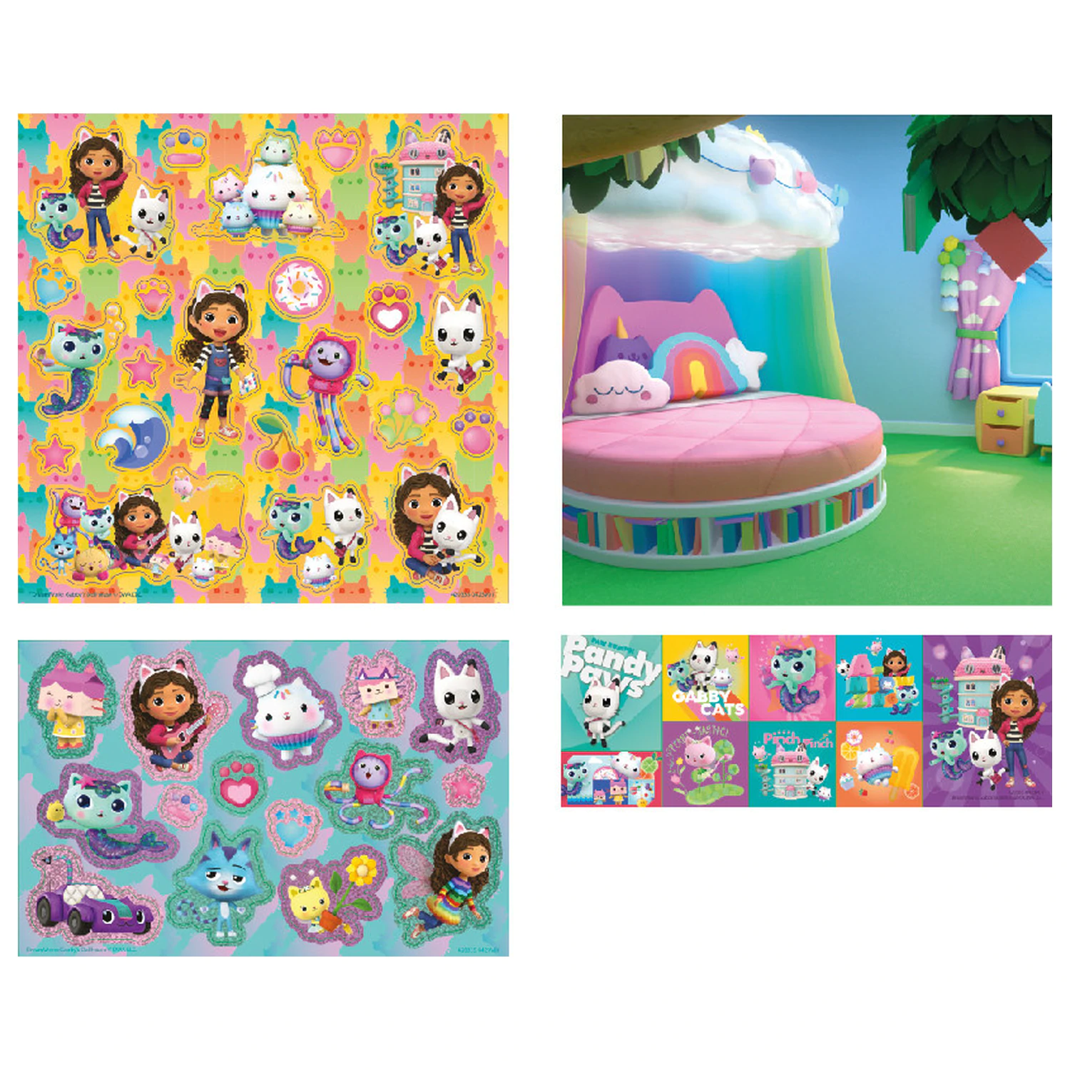 Set de stickere cu Gabi's Dollhouse Cats poza produsului