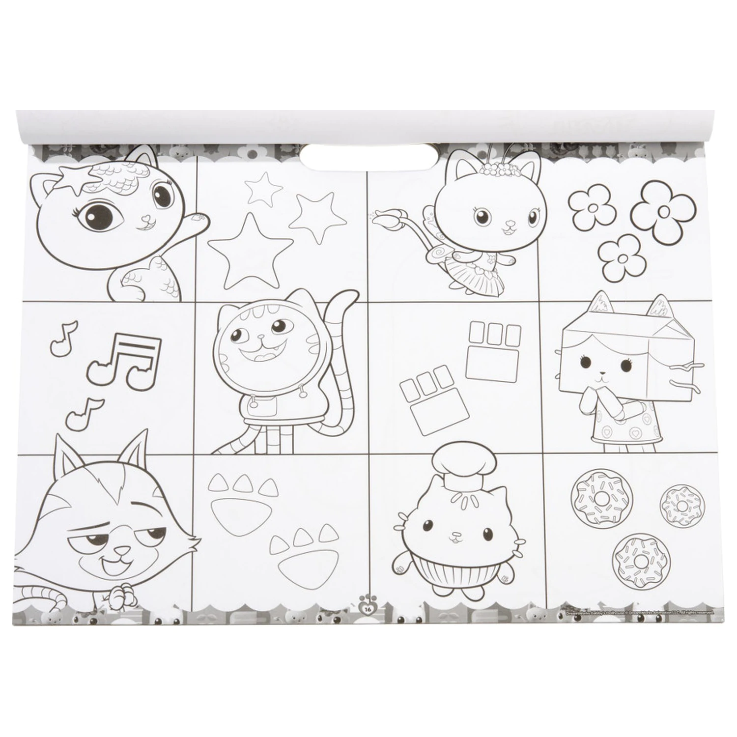 Gabi's Dollhouse Cats Set de colorat si activitati poza produsului