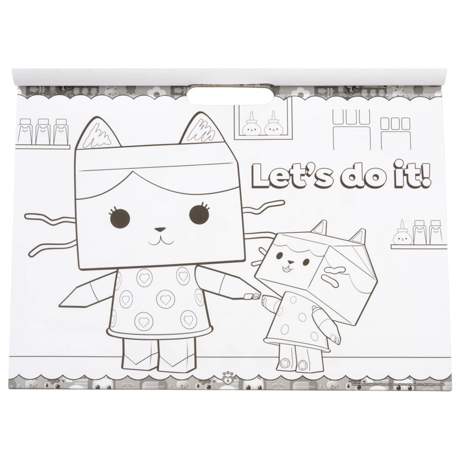 Gabi's Dollhouse Cats Set de colorat si activitati poza produsului