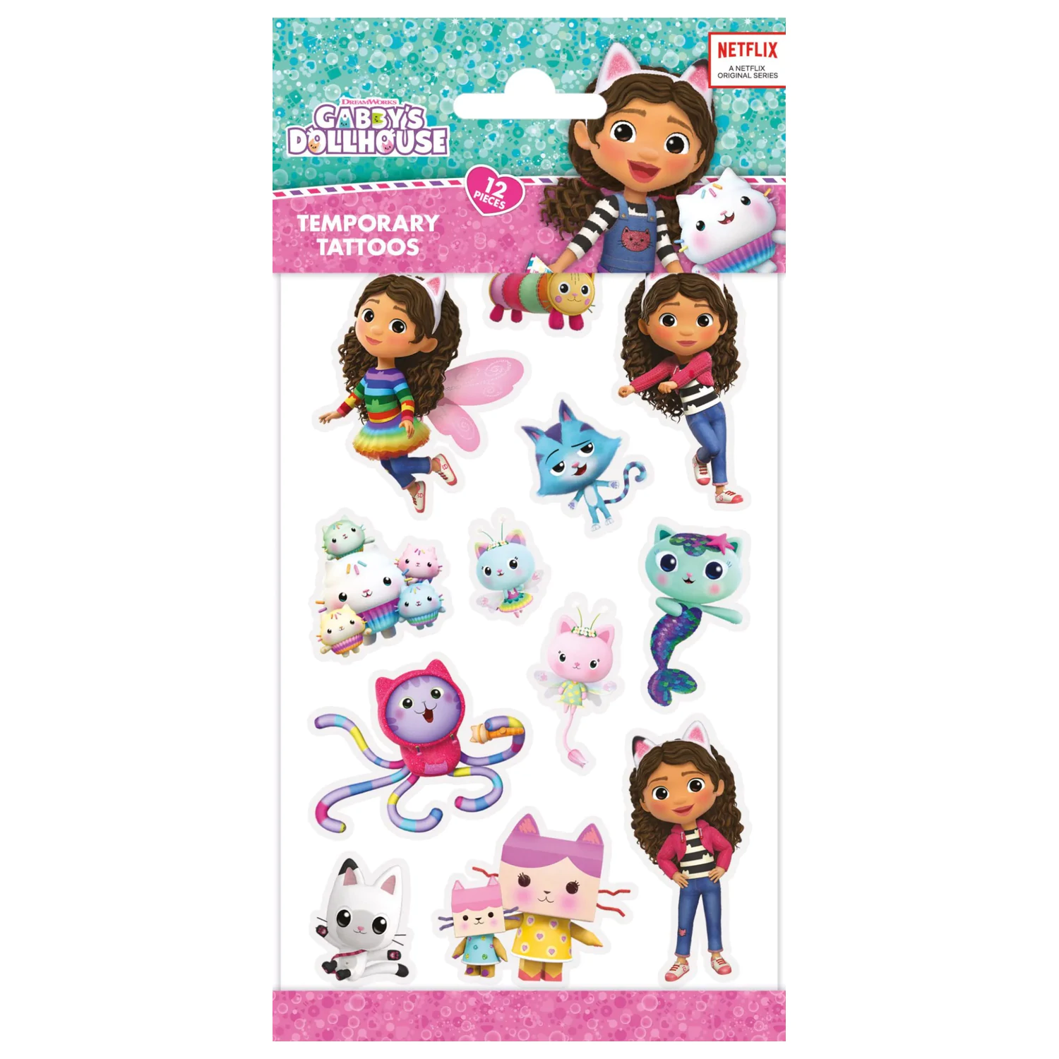 Gabi Dollhouse Cats Tatuaj 12 piese poza produsului