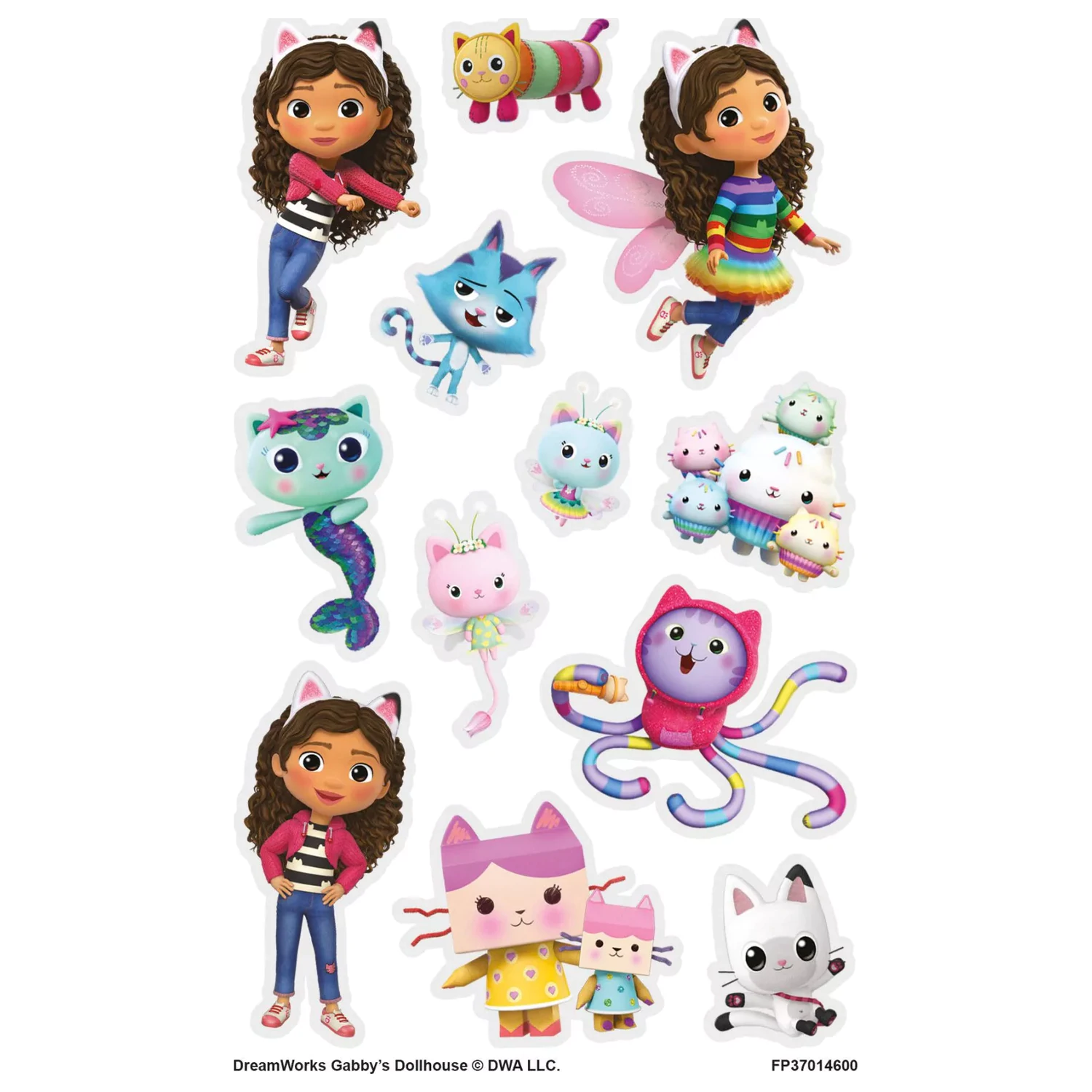 Gabi Dollhouse Cats Tatuaj 12 piese poza produsului