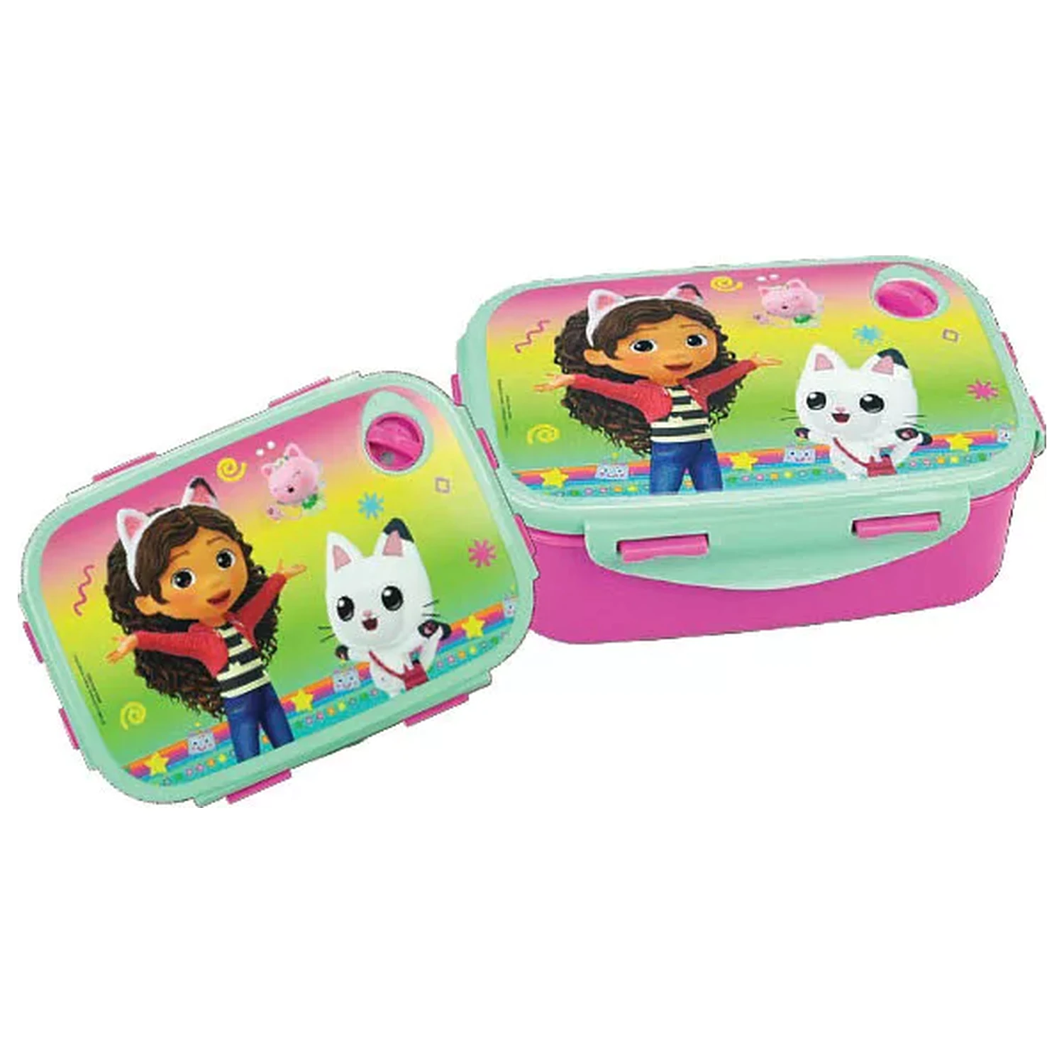 Gabby's Dollhouse Color Fade Sandwich Box cutie pentru sandwich-uri poza produsului