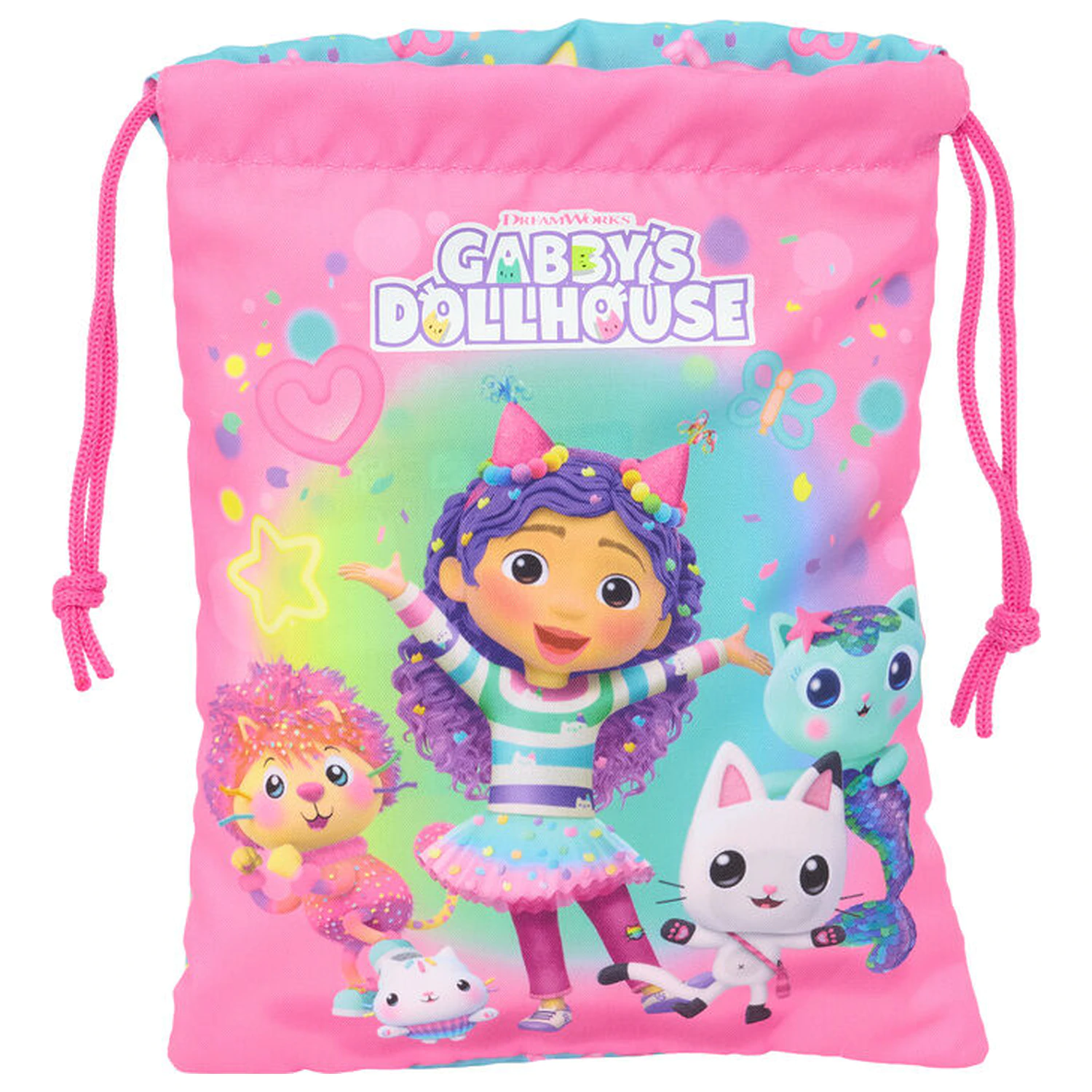 Gabbys Dollhouse Confetti geanta sport 25cm poza produsului