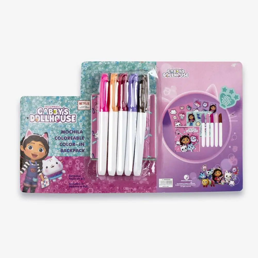 Gabbys Doll House set rucsac DIY poza produsului