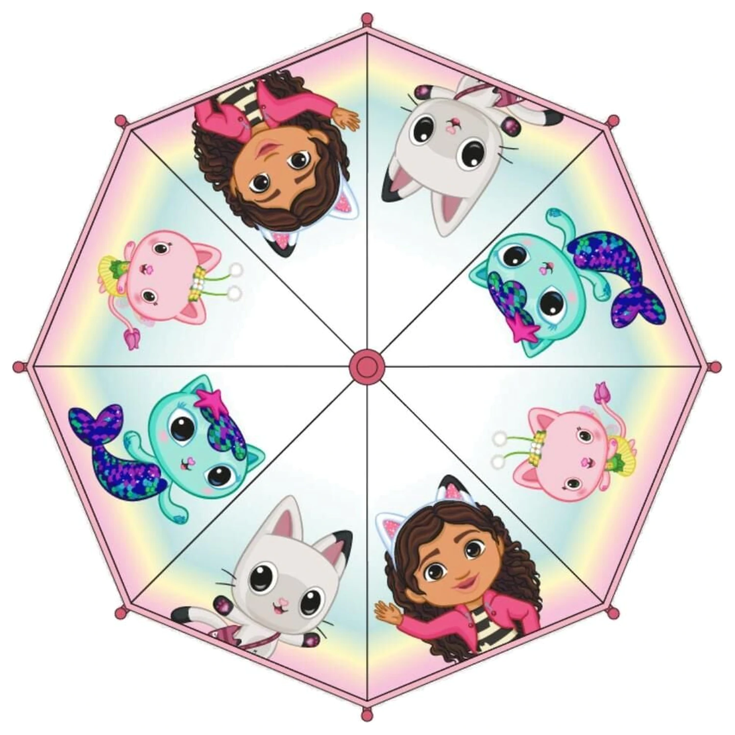 Gabbys Dollhouse umbrela manuala 45cm poza produsului