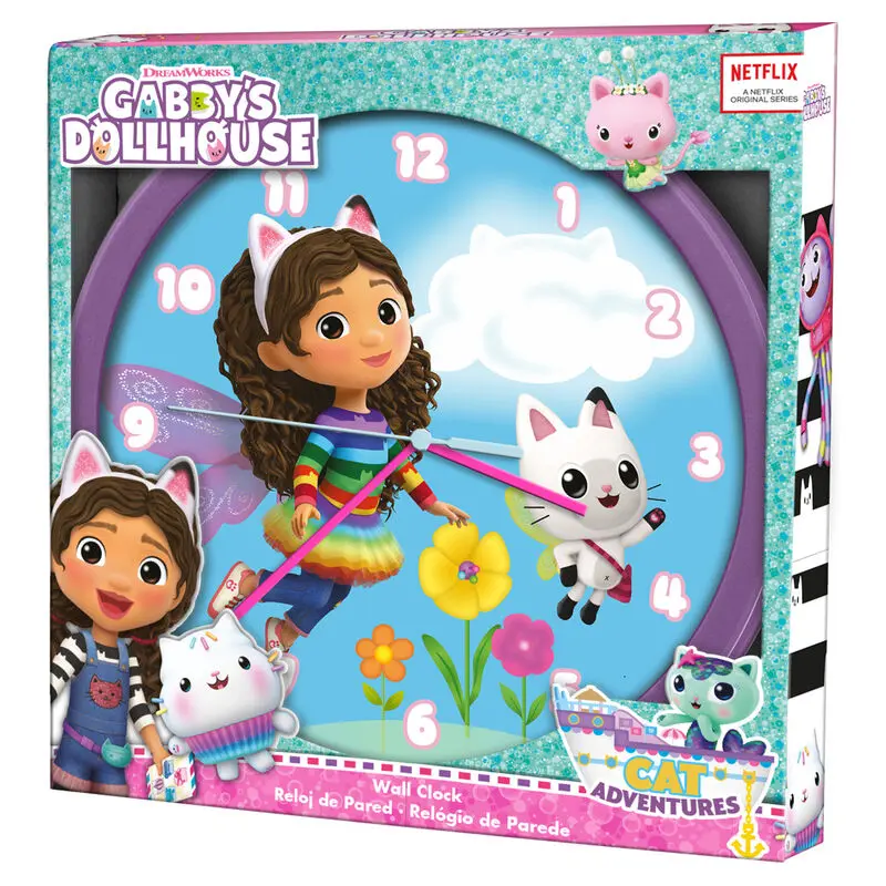 Gabbys Dollhouse ceas de perete poza produsului