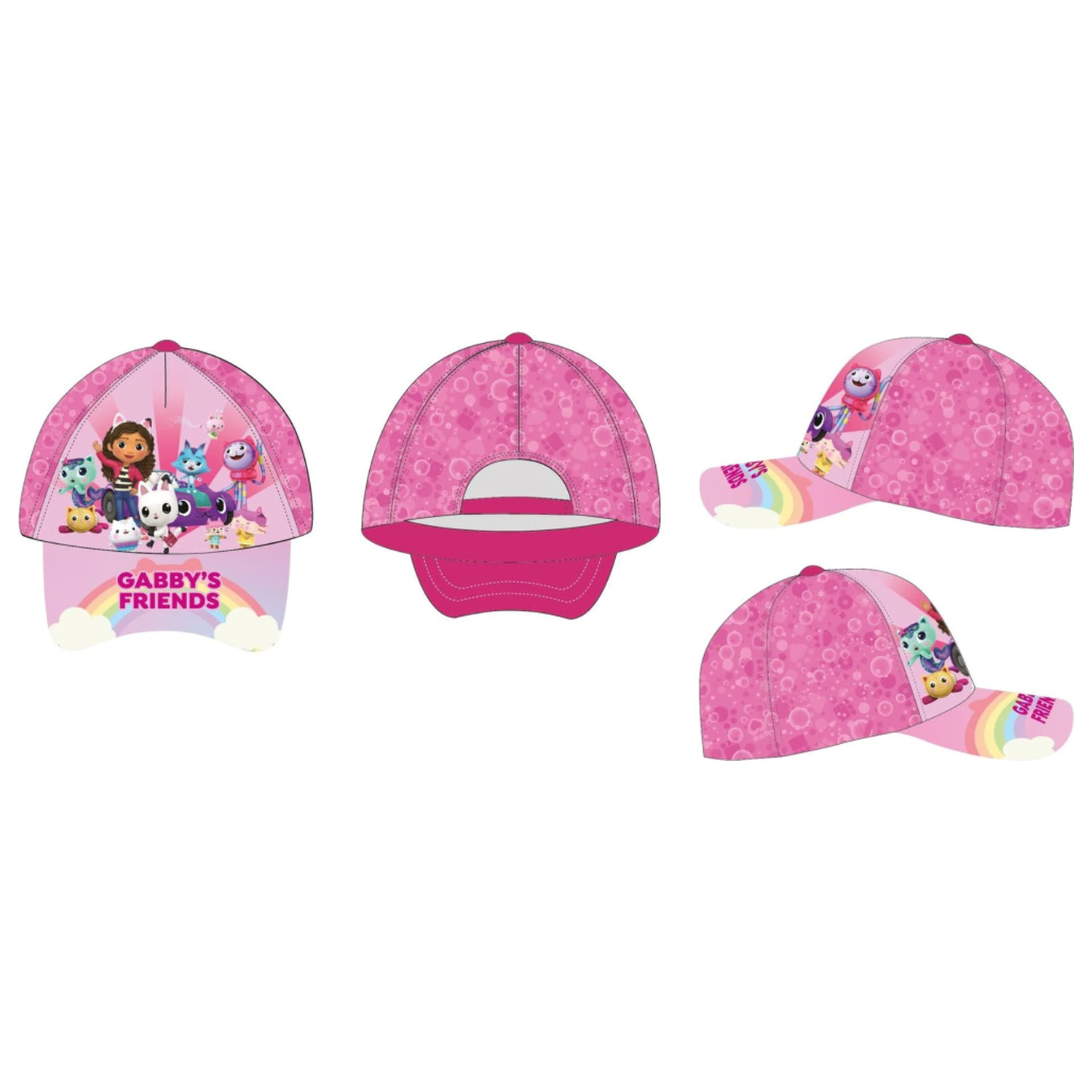 Sapca de baseball pentru copii Gabi's Dollhouse Friends 53 cm poza produsului