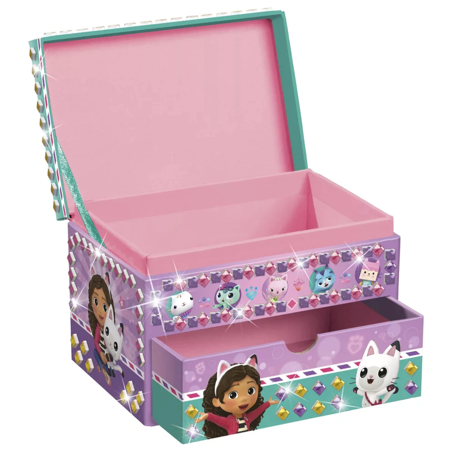 Gabi Dollhouse Friends Mozaic Cutie de bijuterii poza produsului