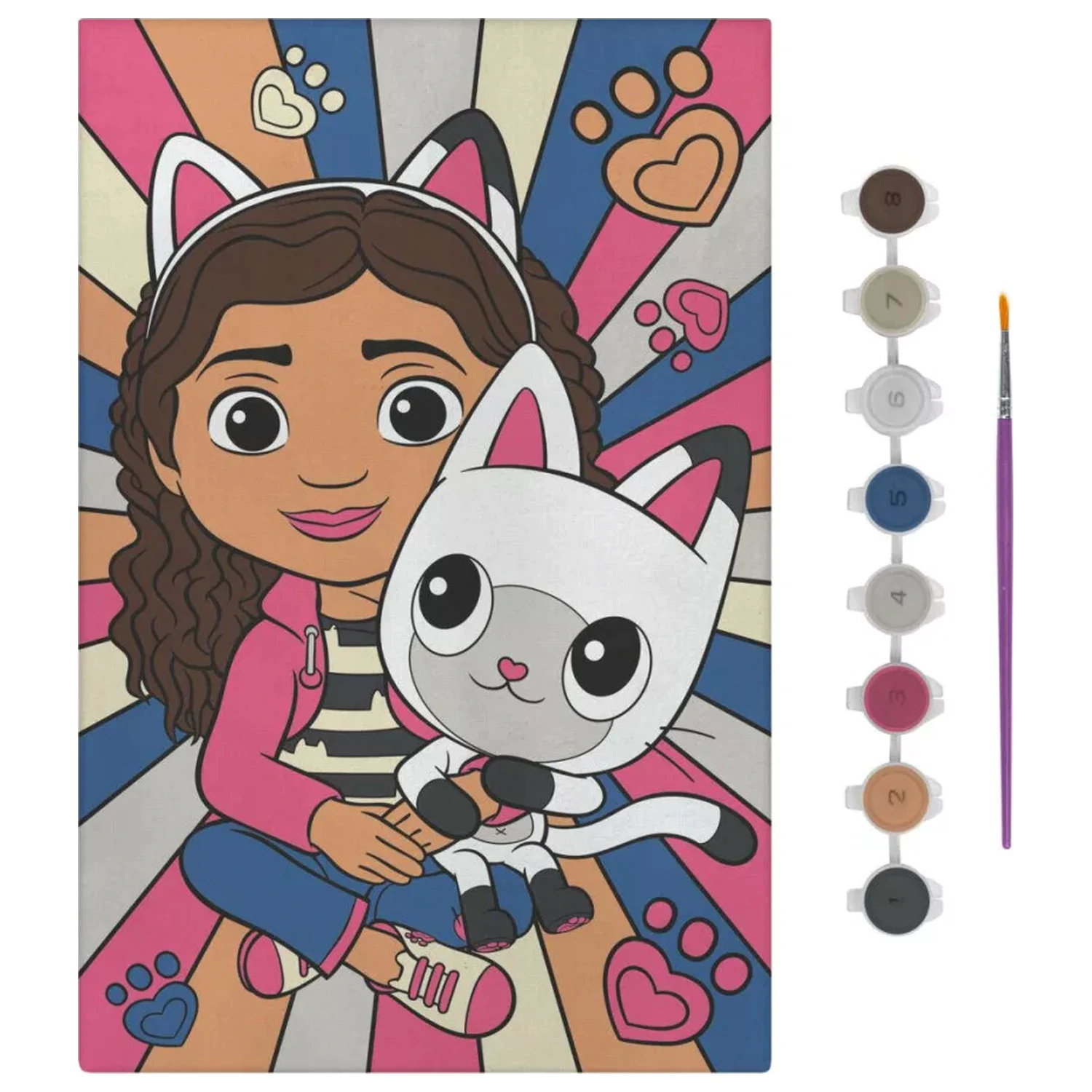 Gabi's Dollhouse Friends Numerous Set de colorat poza produsului