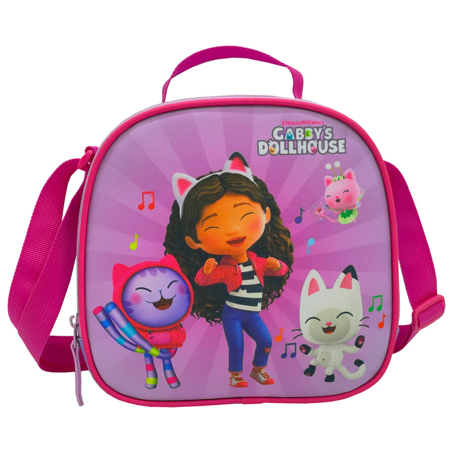 Gabbys Dollhouse Trolley + penar + set geanta de pranz poza produsului