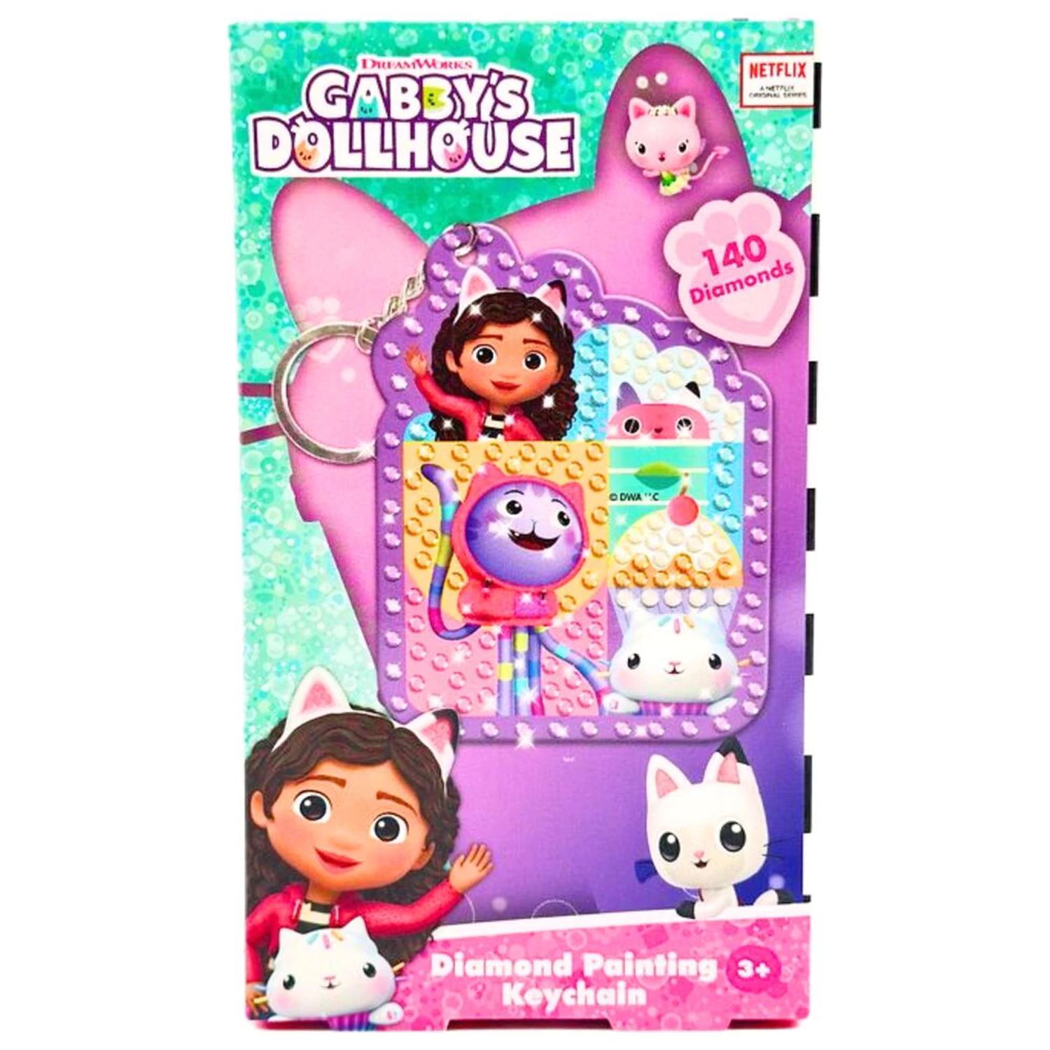 Gabby's Dollhouse set de fabricare breloc cu diamant poza produsului