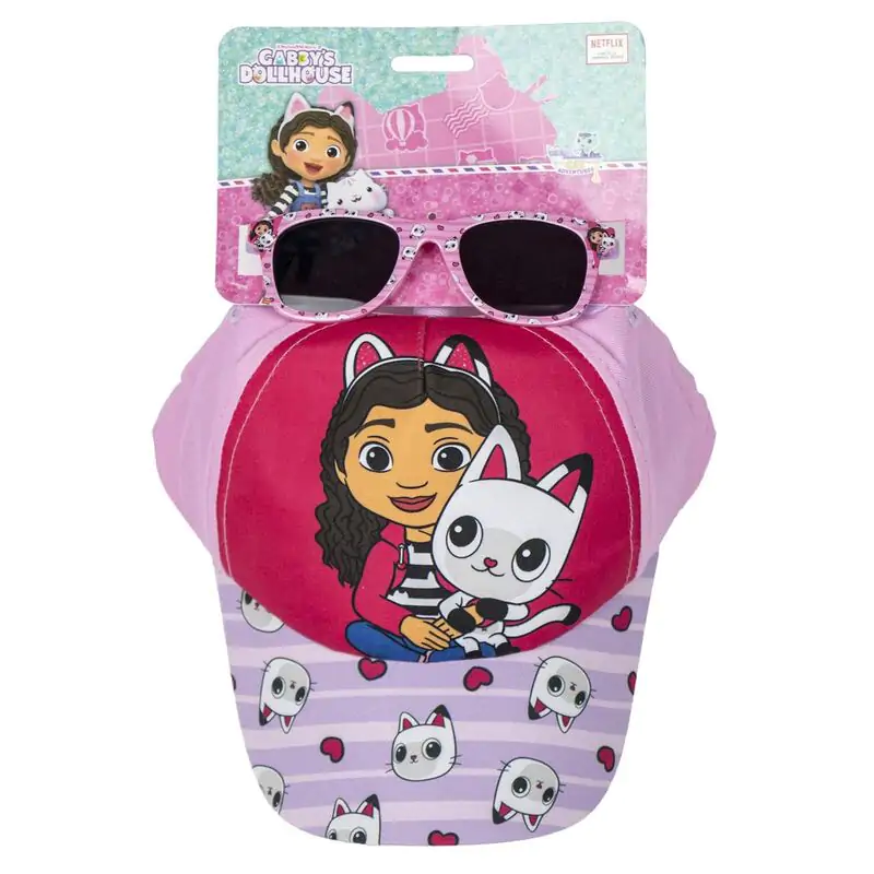 Set șapcă pentru copii și ochelari de soare Gabby Doll House poza produsului