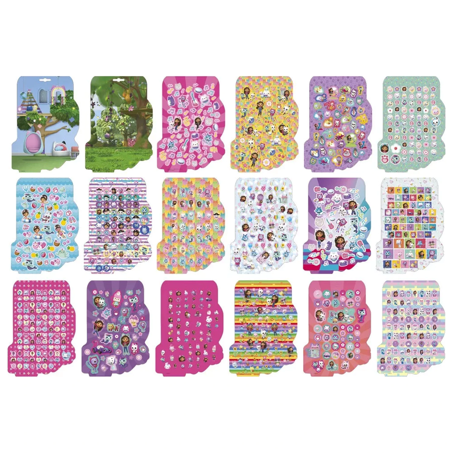 Gabi Dollhouse Happy Shape Album autocolante A4 poza produsului