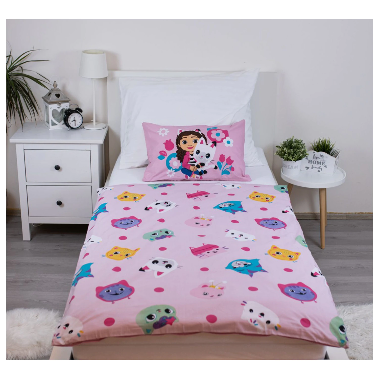 Gabi's Dollhouse Hey kid, pilota husa de plapuma de gradinita poza produsului