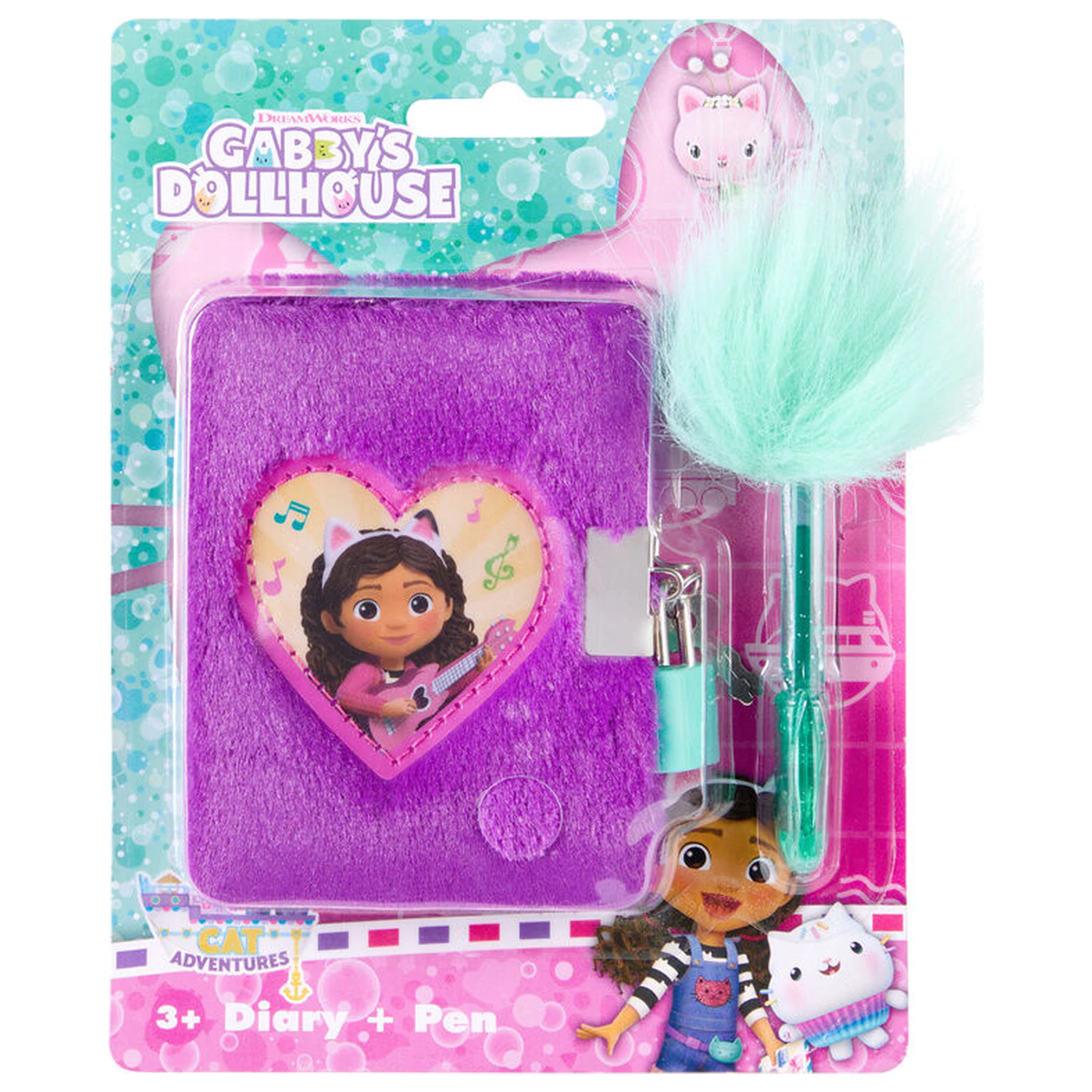 Gabbys Dollhouse jurnal si set de pixuri poza produsului