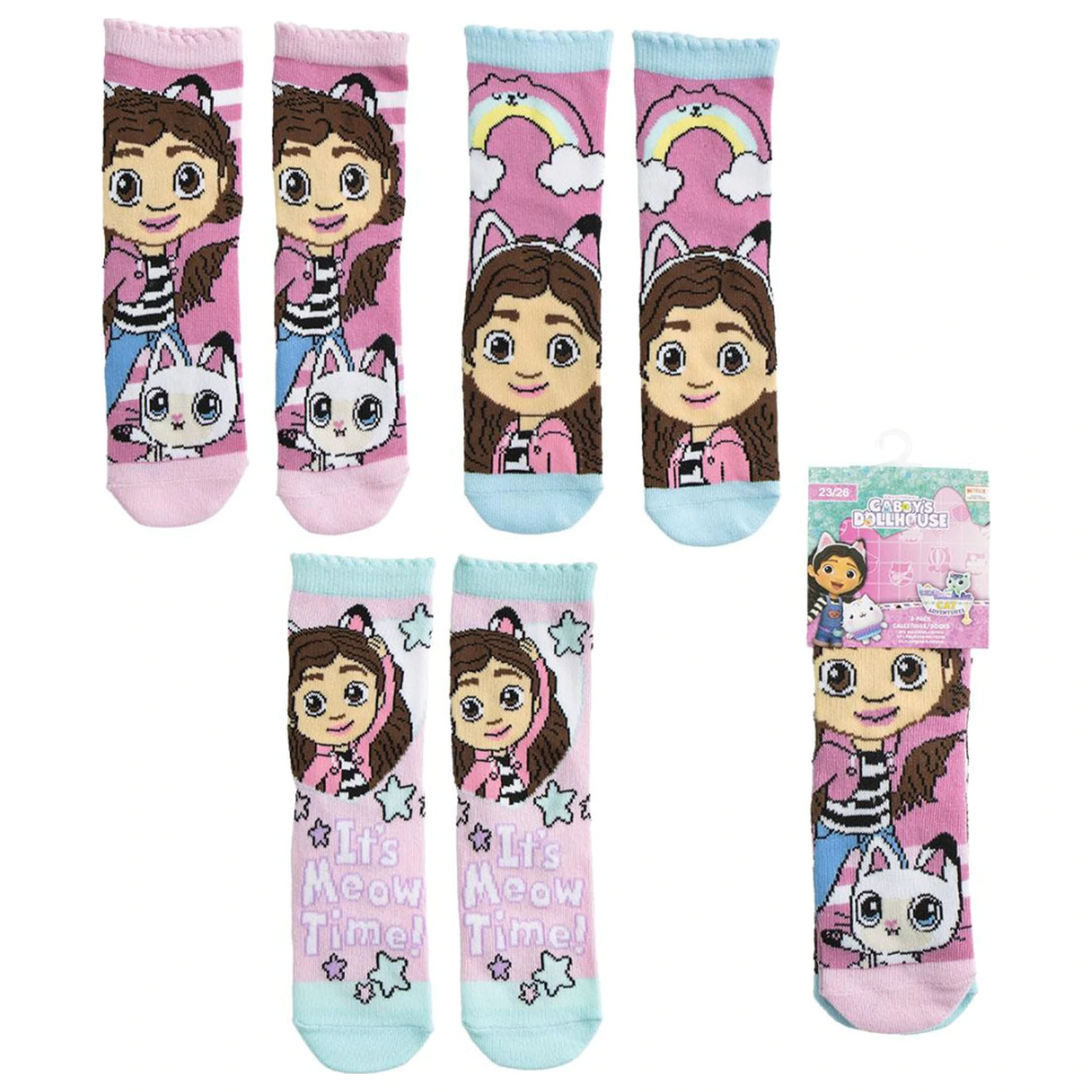 Gabi's Dollhouse Meow Time șosete copii 27/30 poza produsului
