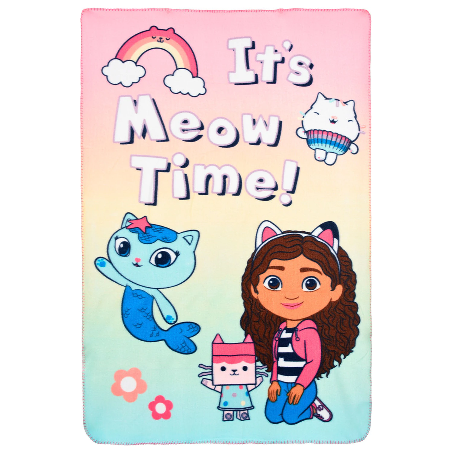 Gabby's Dollhouse Meow Time pătură din fleece poza produsului