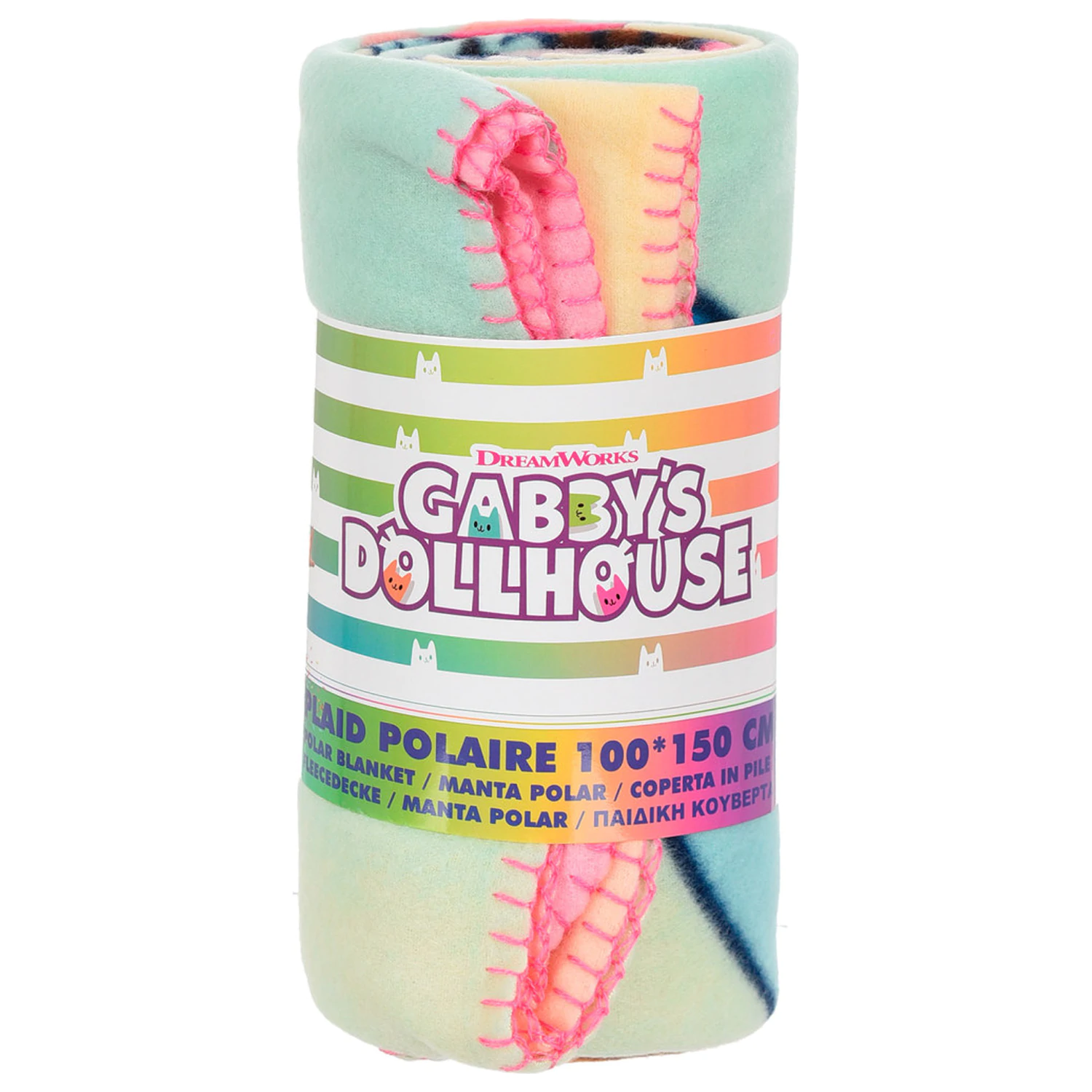 Gabby's Dollhouse Meow Time pătură din fleece poza produsului
