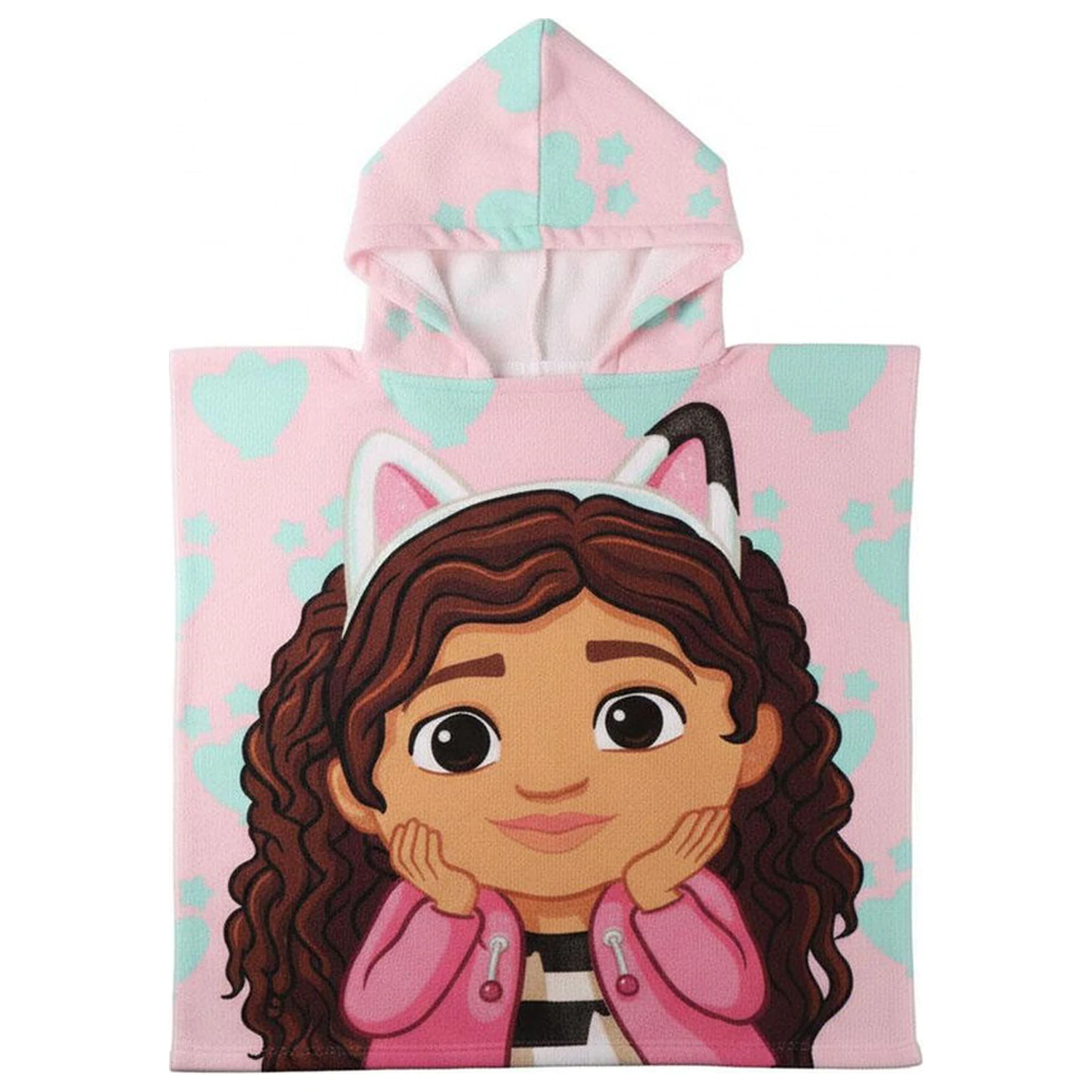 Gabbys Dollhouse poncho de plaja din microfibra prosop poza produsului