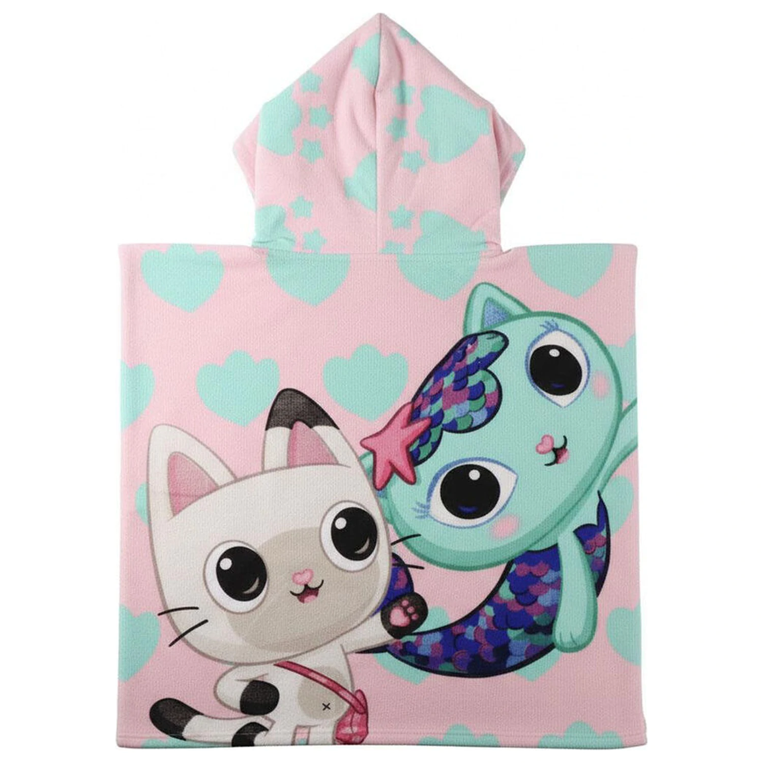 Gabbys Dollhouse poncho de plaja din microfibra prosop poza produsului