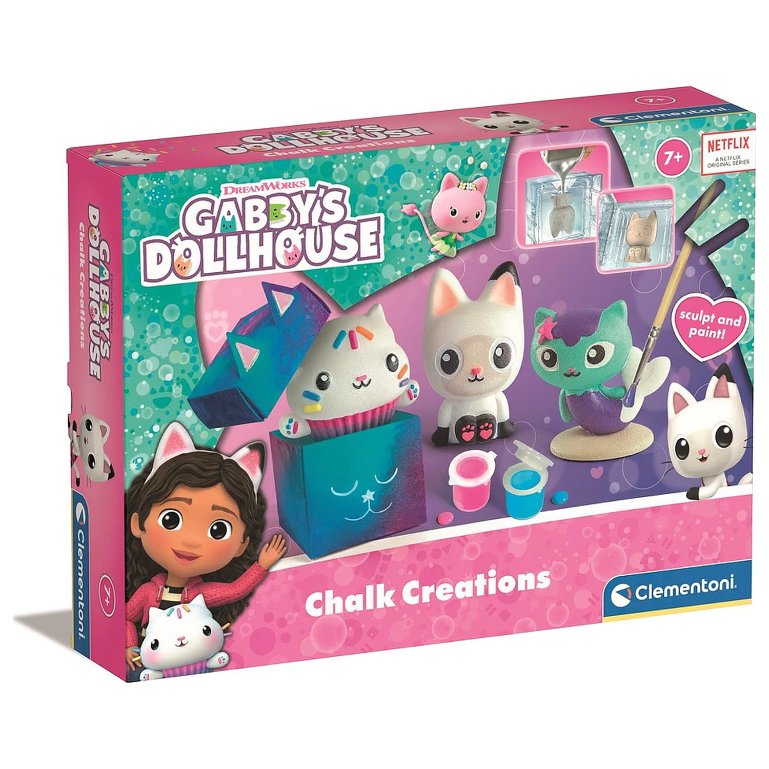 Set creativ de turnare din ipsos pictabil Gabi's Dollhouse poza produsului