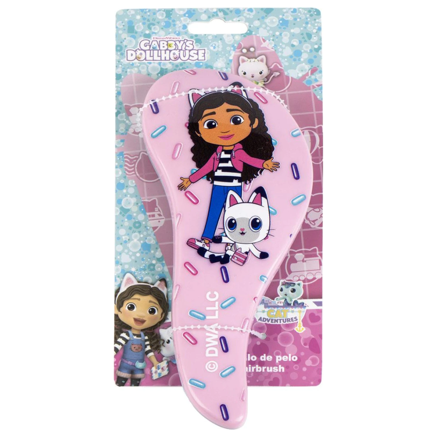 Gabby's Dollhouse Pink Perie de păr, Pieptene 20 cm poza produsului