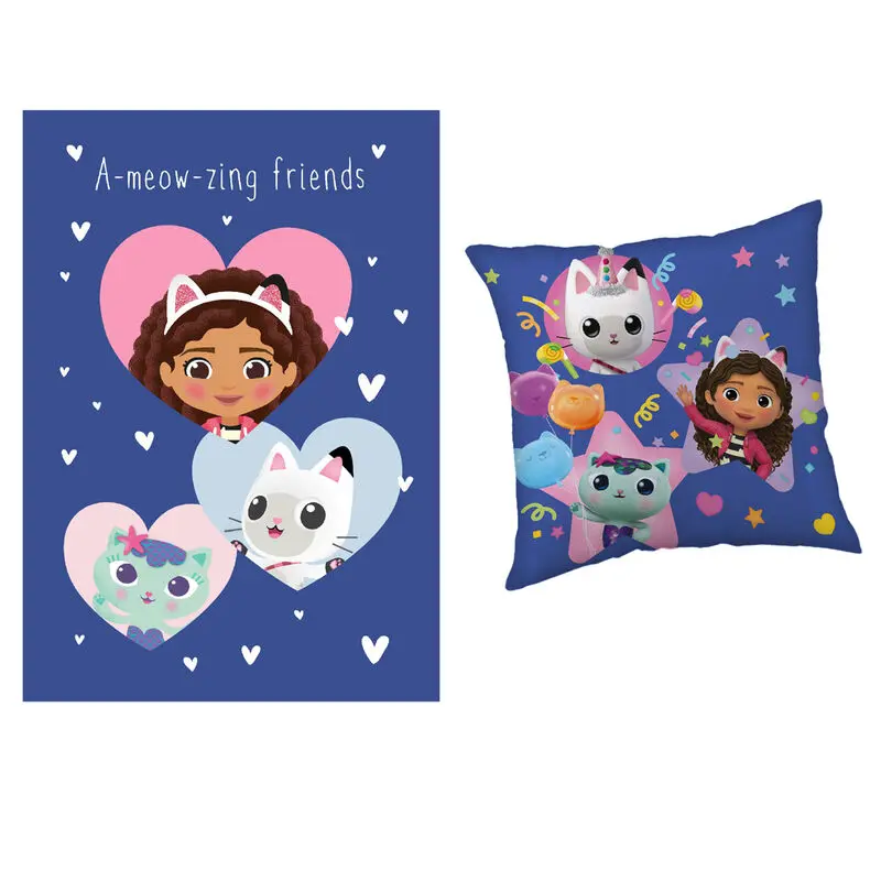 Gabbys Dollhouse patura polara + set perne poza produsului