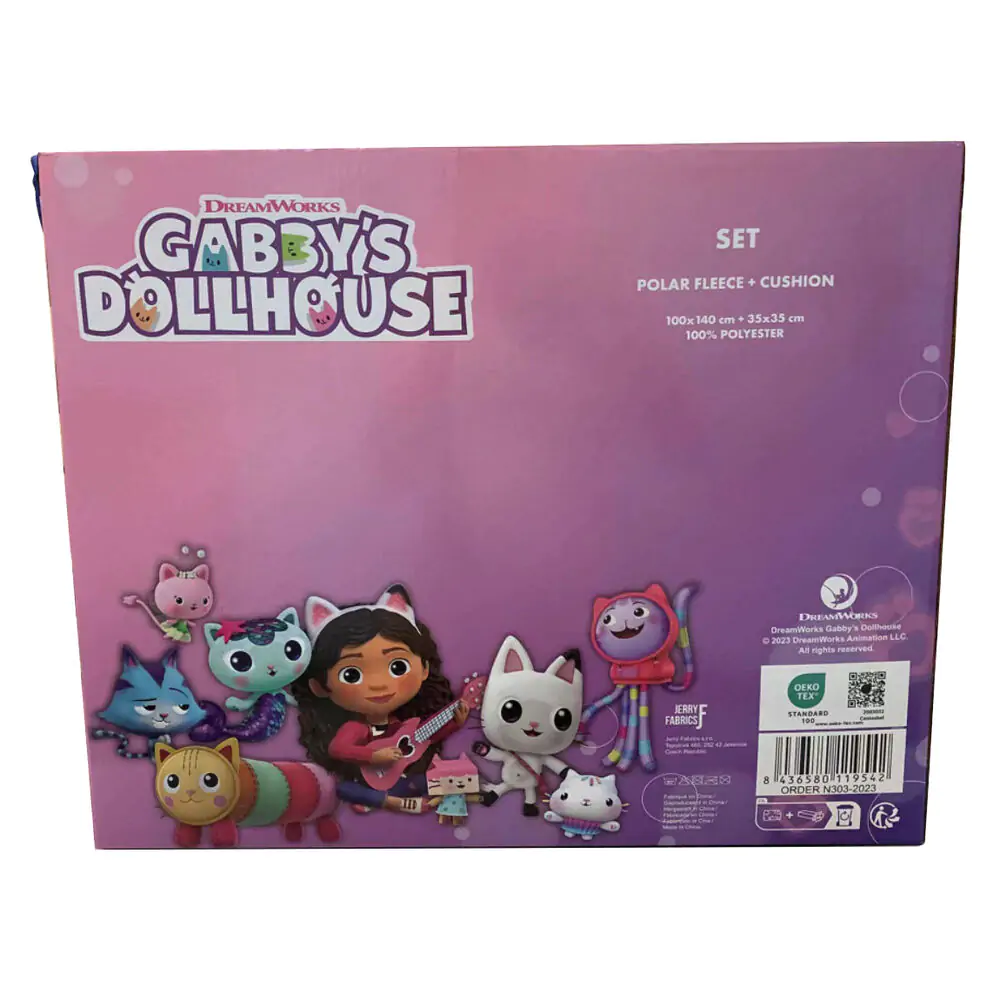 Gabbys Dollhouse patura polara + set perne poza produsului