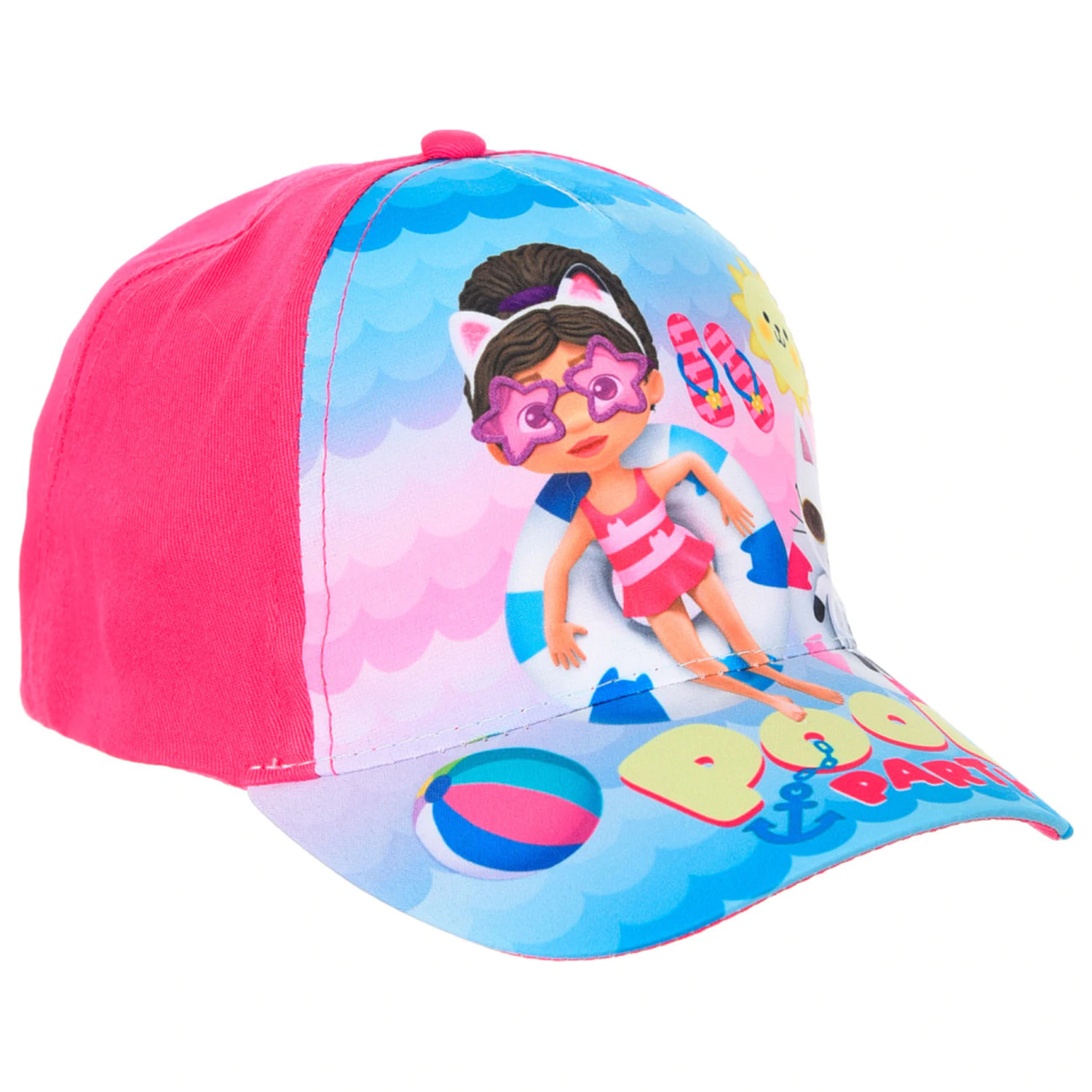 Sapca de baseball pentru copii Gabi's Dollhouse Pool Party Pink de 52 cm poza produsului