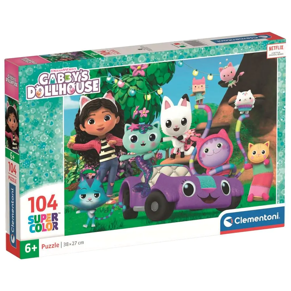 Gabbys Dollshouse puzzle 104 piese poza produsului
