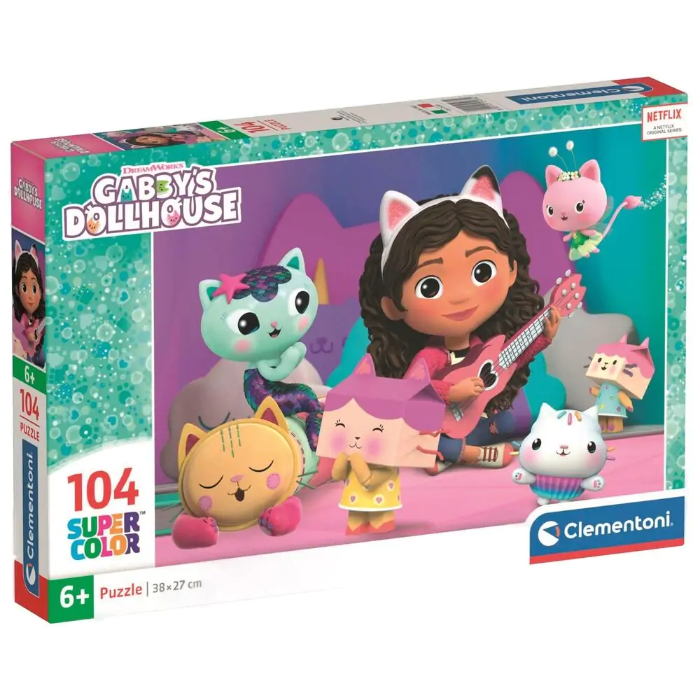 Gabbys Dollshouse puzzle 104 piese poza produsului
