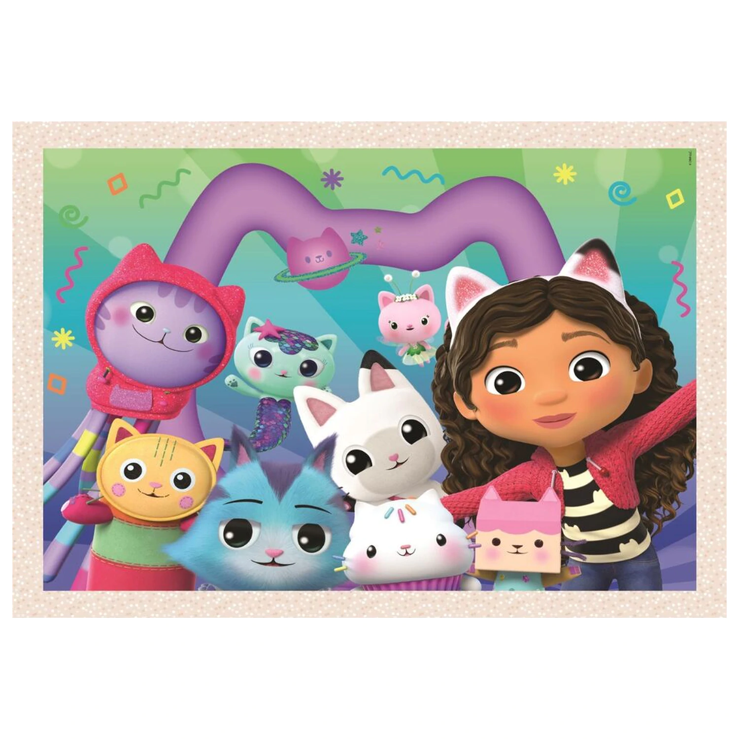 Gabbys Dollhouse puzzle 12-16-20-24 piese poza produsului
