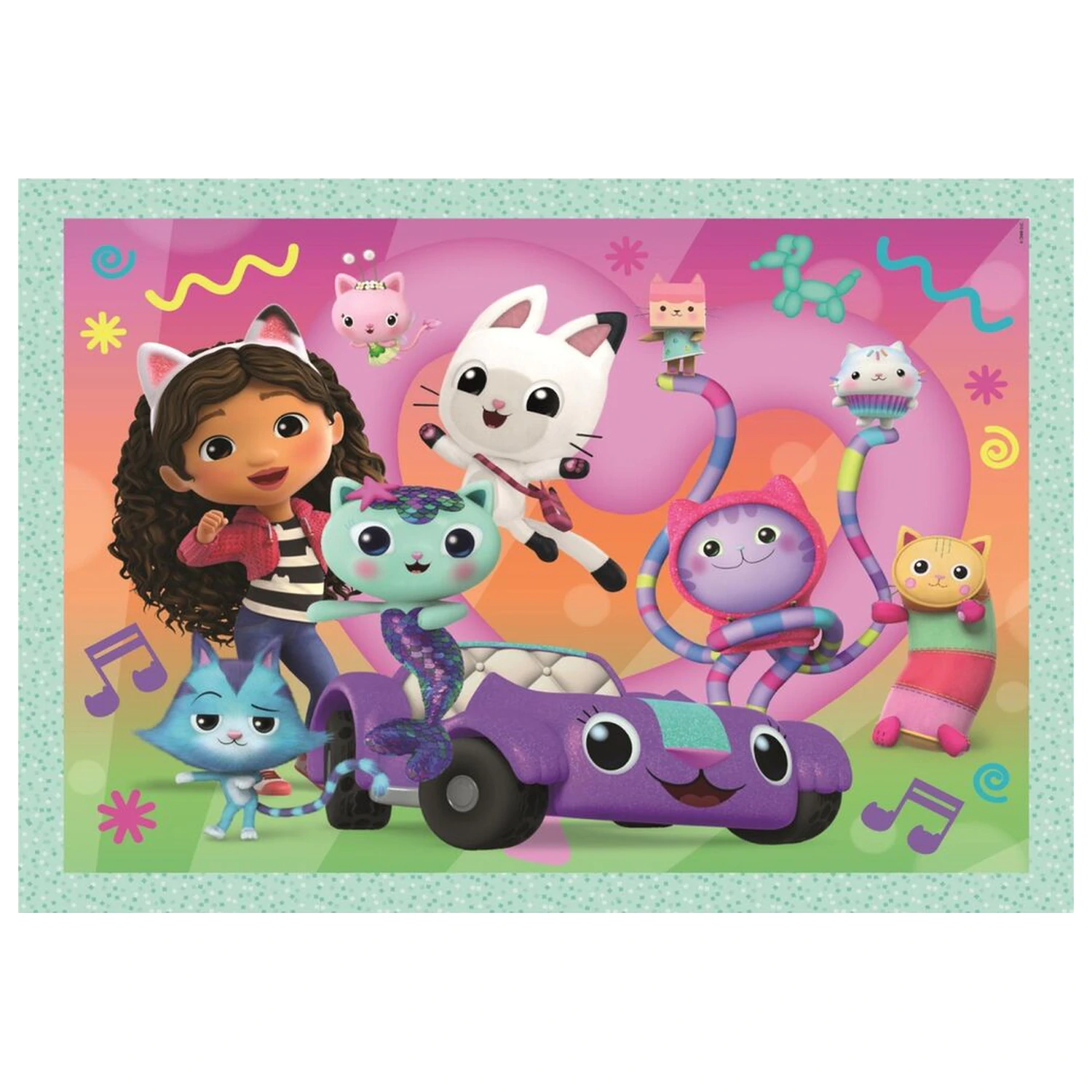 Gabbys Dollhouse puzzle 12-16-20-24 piese poza produsului