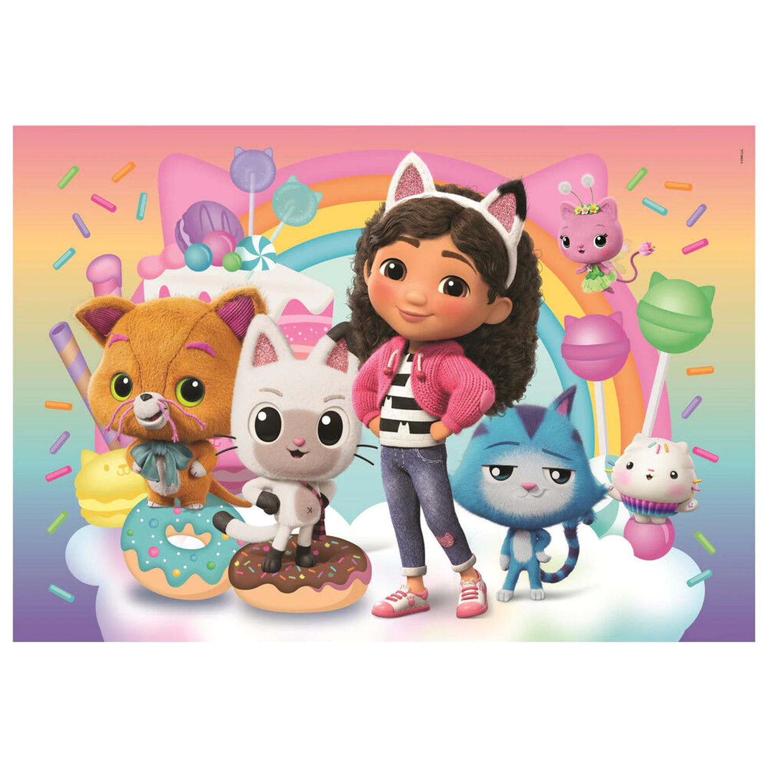 Gabbys Dollhouse puzzle 2x20 piese poza produsului
