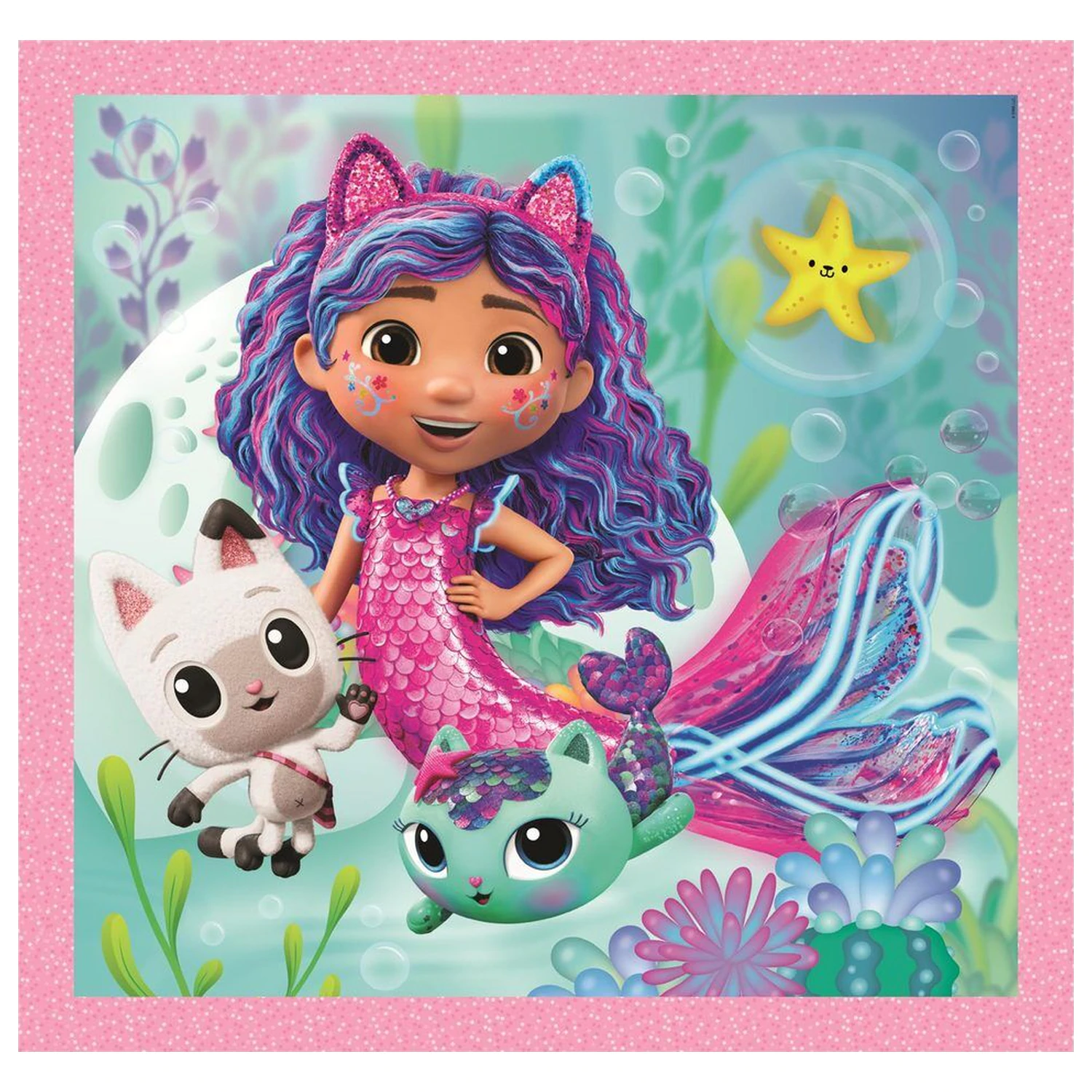 Gabbys Dollhouse puzzle 3x48 piese poza produsului
