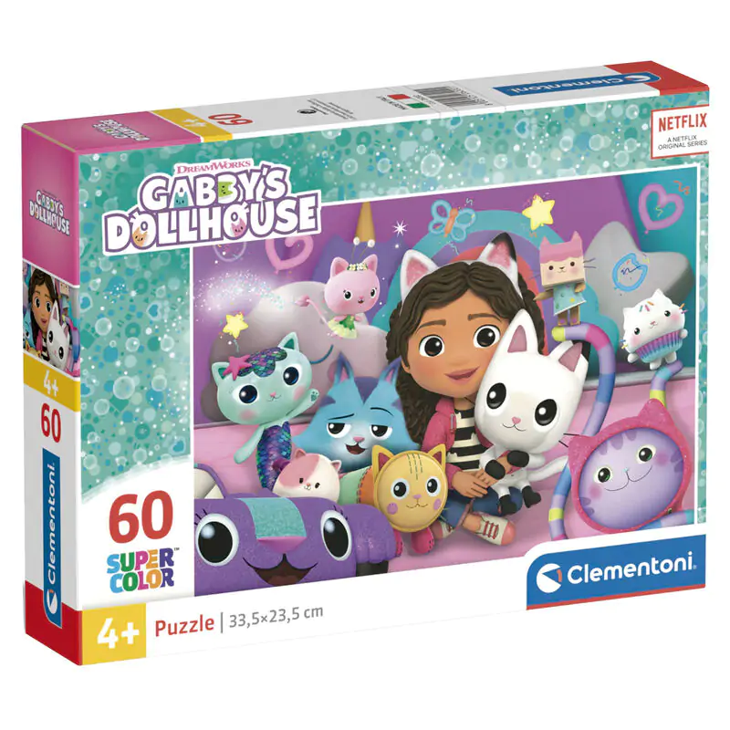 Puzzle Gabbys Dollhouse 60 piese poza produsului