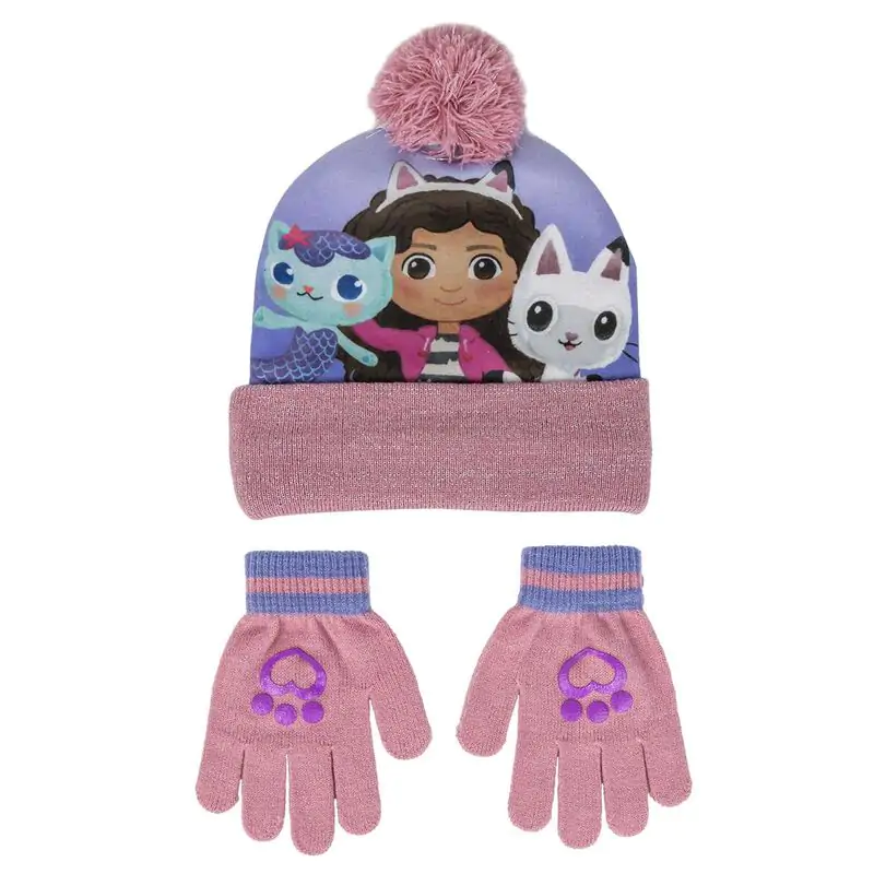 Gabbys Dolls House set caciula si manusi poza produsului