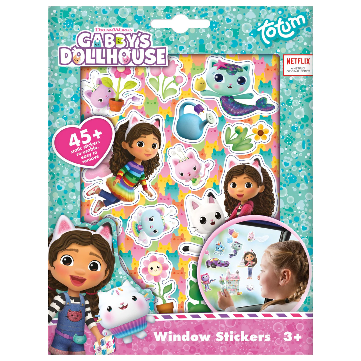 Gabby's Dollhouse Sprinkle Party Window Decal Set - set de autocolante pentru geamuri poza produsului