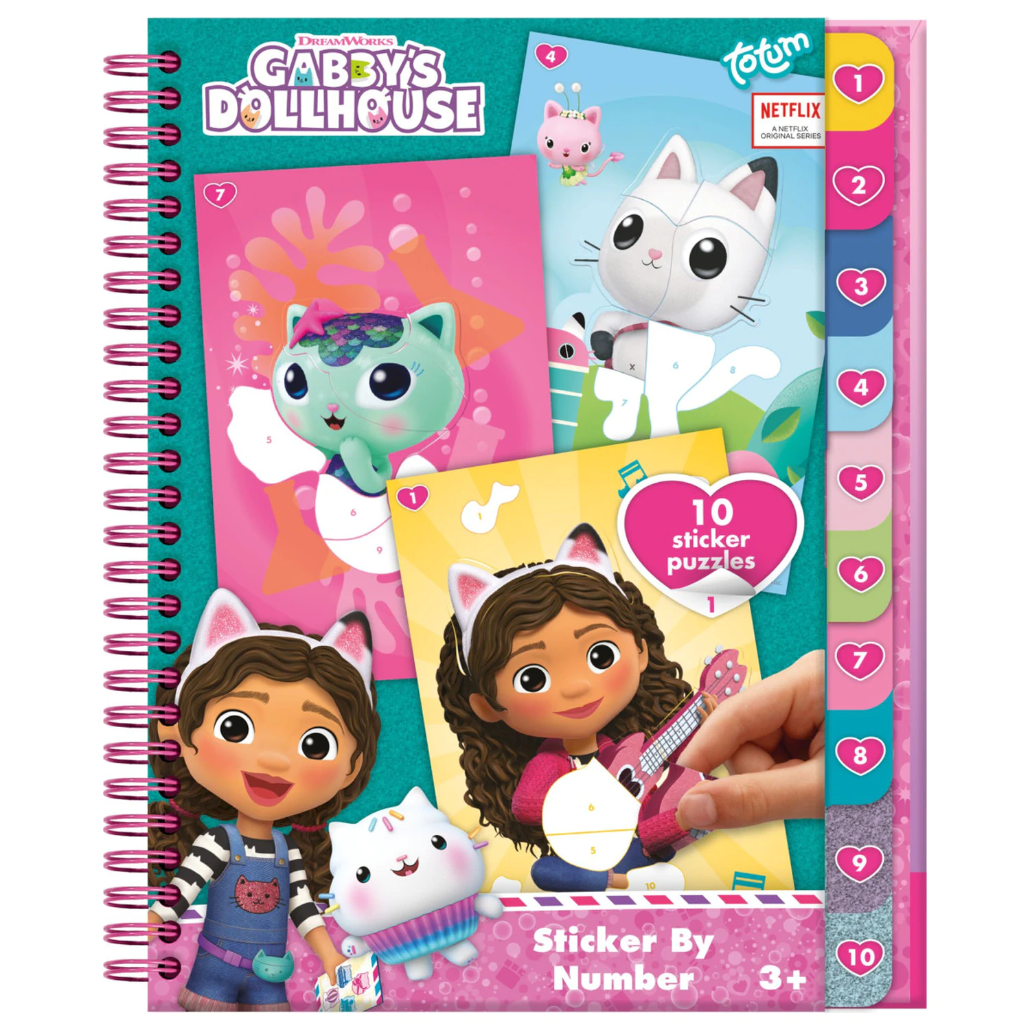 Gabi's Dollhouse Sprinkle Party Puzzle Sticker si Set de Colorat poza produsului