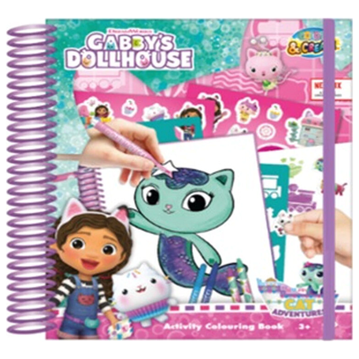 Gabbys Dollhouse carte de desen si activitati poza produsului