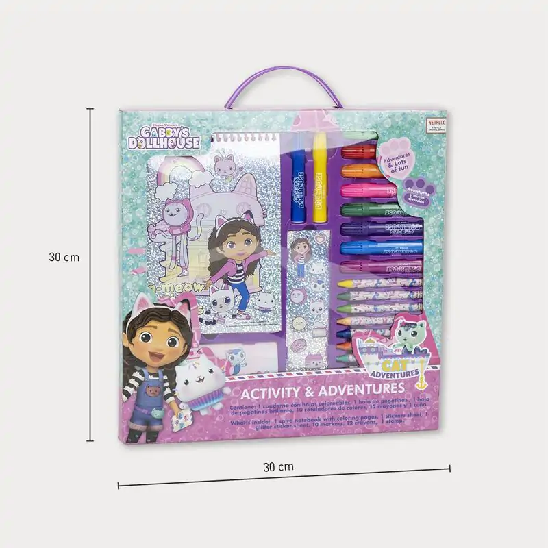 Gabbys Dollhouse set de papetarie de colorat poza produsului