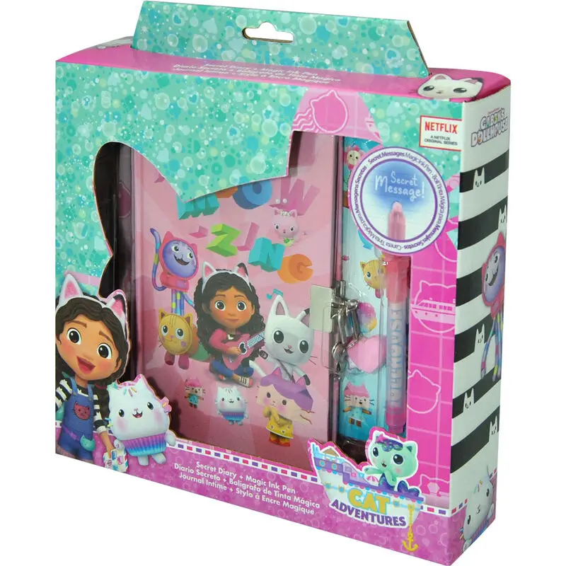 Gabbys Dollhouse jurnal secret + stilou magic poza produsului