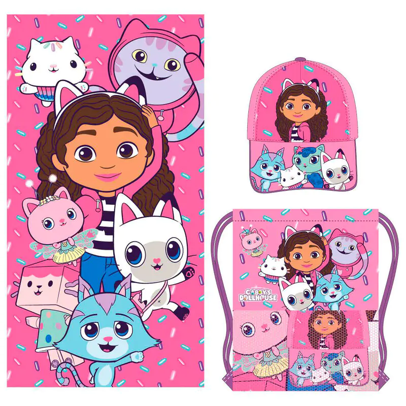 Gabbys Dollhouse set prosop + geantă + șapcă poza produsului