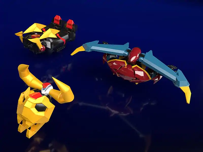 Gaiking Legend of Daiku-Maryu Moderoid Kit de model din plastic Gaiking (re-run) 13 cm poza produsului