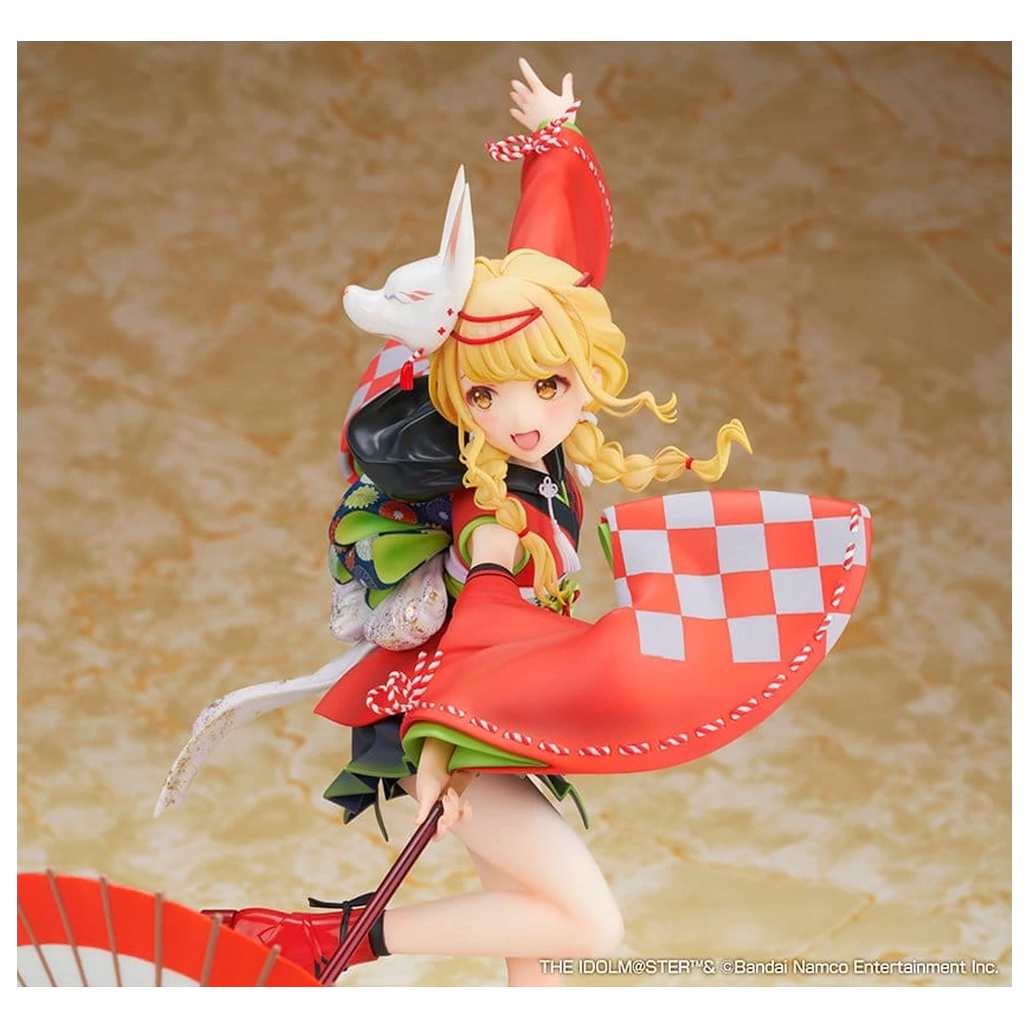Gakuen The Idolmaster PVC Figura 1/7 Kotone Fujita Kamurogiku Ver. 27 cm poza produsului