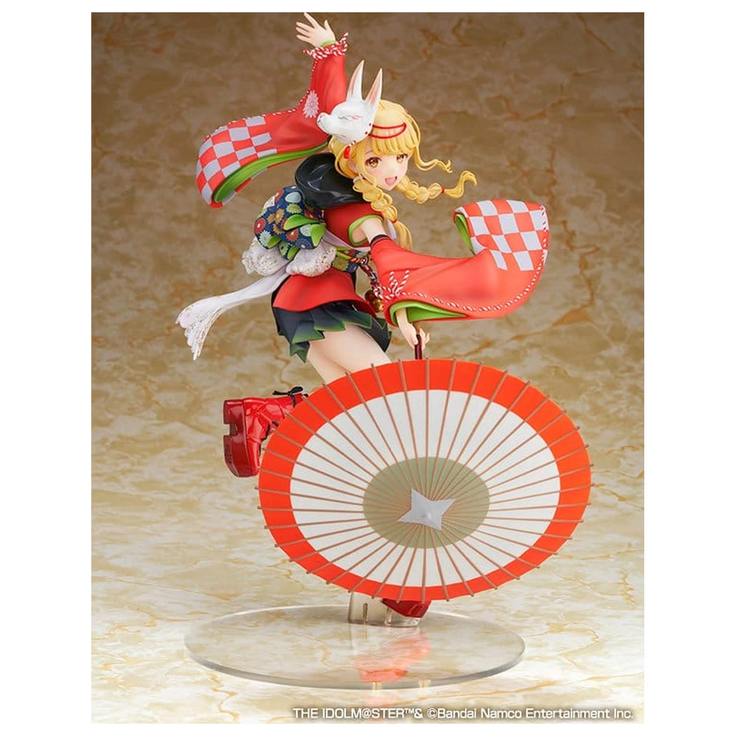 Gakuen The Idolmaster PVC Figura 1/7 Kotone Fujita Kamurogiku Ver. 27 cm poza produsului