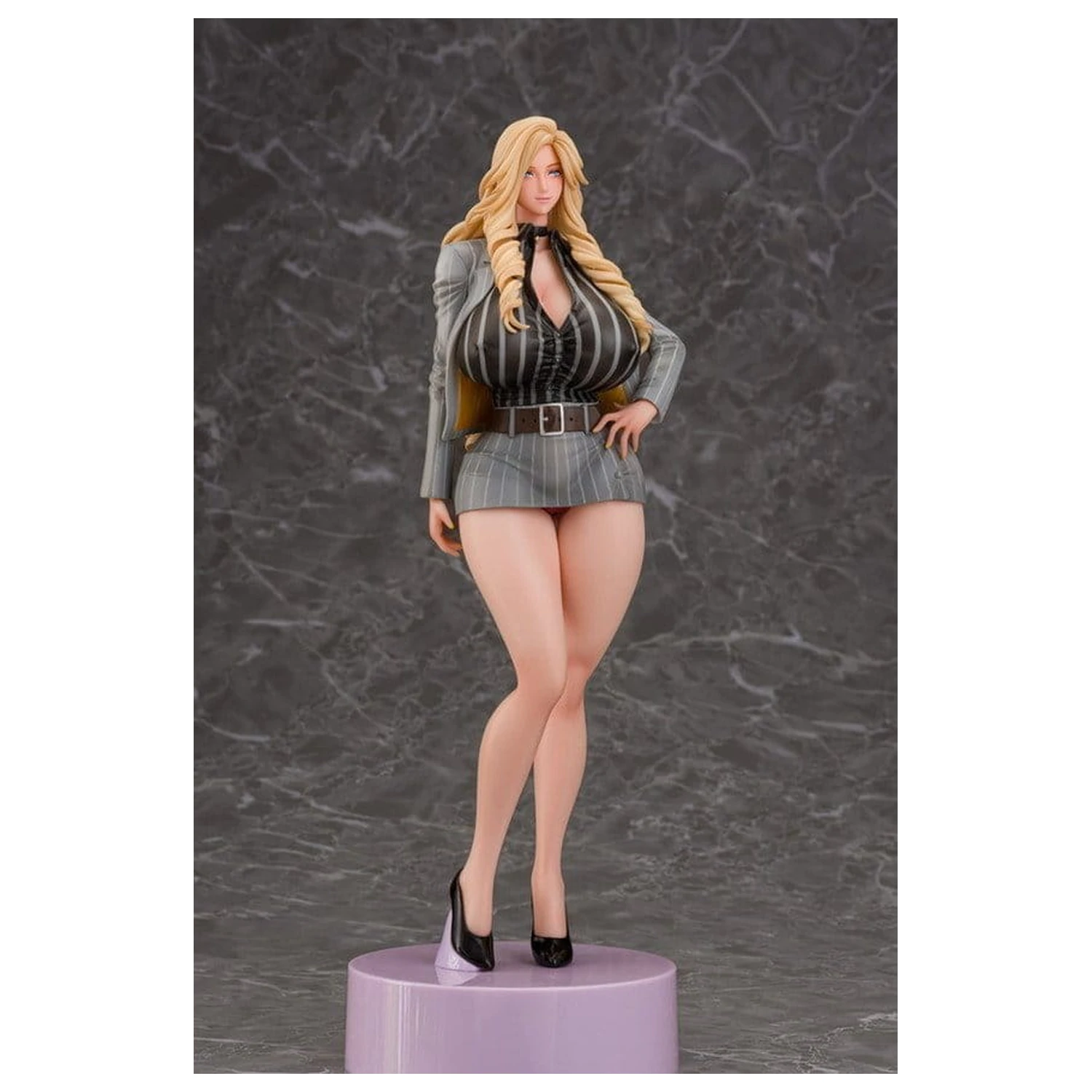 Gal Ane Shachou to Harem Office Figurina PVC 1/7 Nishigori Ai Grey Suit Ver. Wholesome Ver. 26 cm poza produsului
